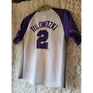 Troy Tulowitzki #2 Colorado Rockies MLB Jersey Size 10/12 Boys Youth